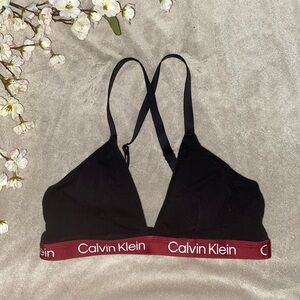 calvin klein racer back bra